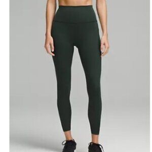 Lululemon Wundertrain High-Rise Tight with Pockets 25" - Black - Size 14